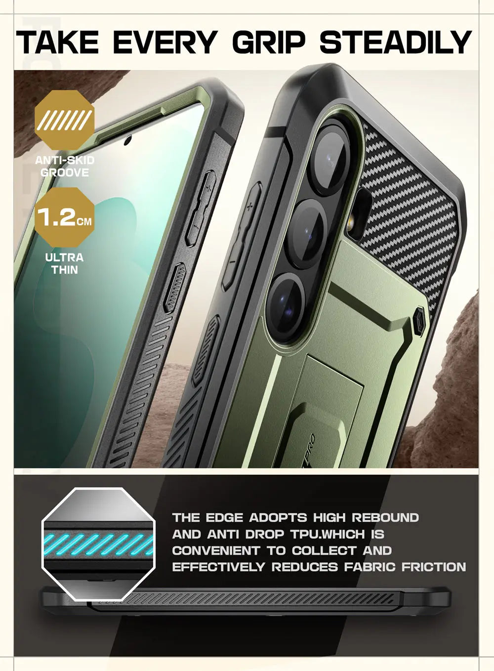 SUPCASE Galaxy S25 Plus UB Pro Military-Grade Protection Case