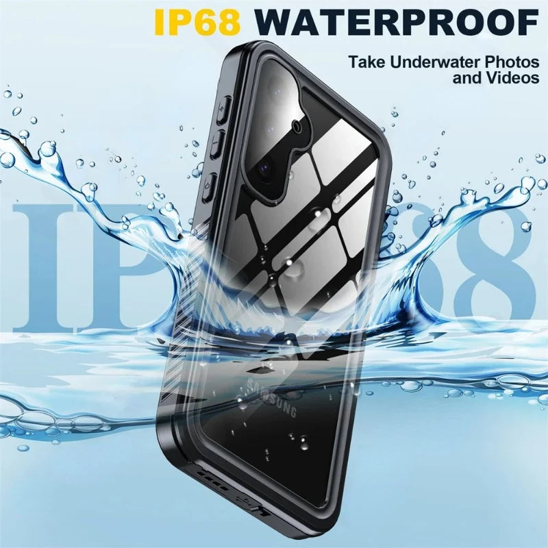 Galaxy S25 IP68 Waterproof Underwater Swimming Case