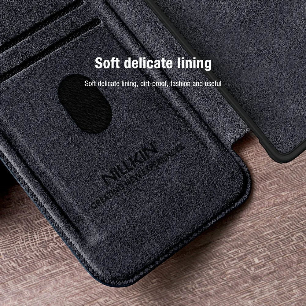 Galaxy S25 Ultra NILLKIN Leather Lens Cover Case