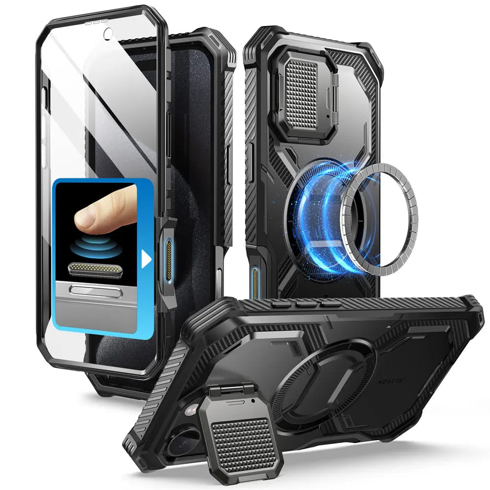 I-BLASON iPhone 16 Pro Max Armorbox Full-Body Rugged Holster Bumper