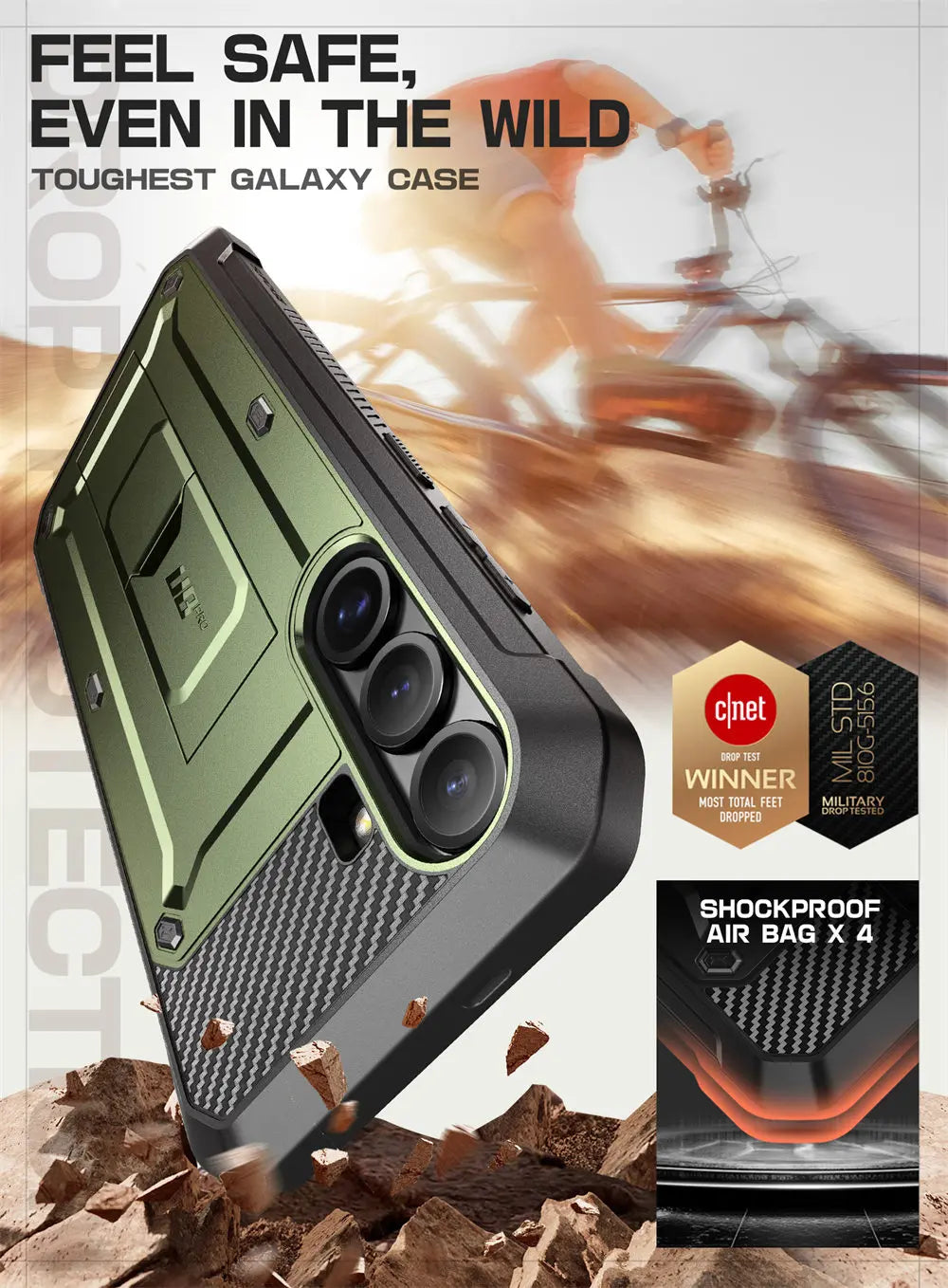 SUPCASE Galaxy S25 UB Pro Military-Grade Protection Case