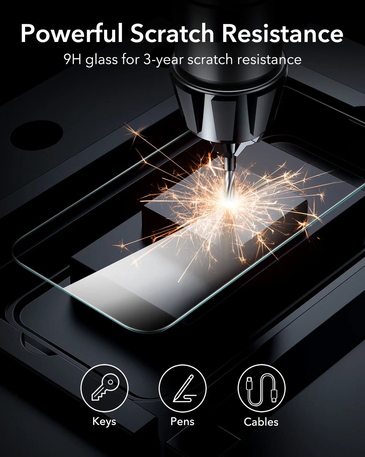 ESR iPhone 16 HD Screen Protector Tempered Glass