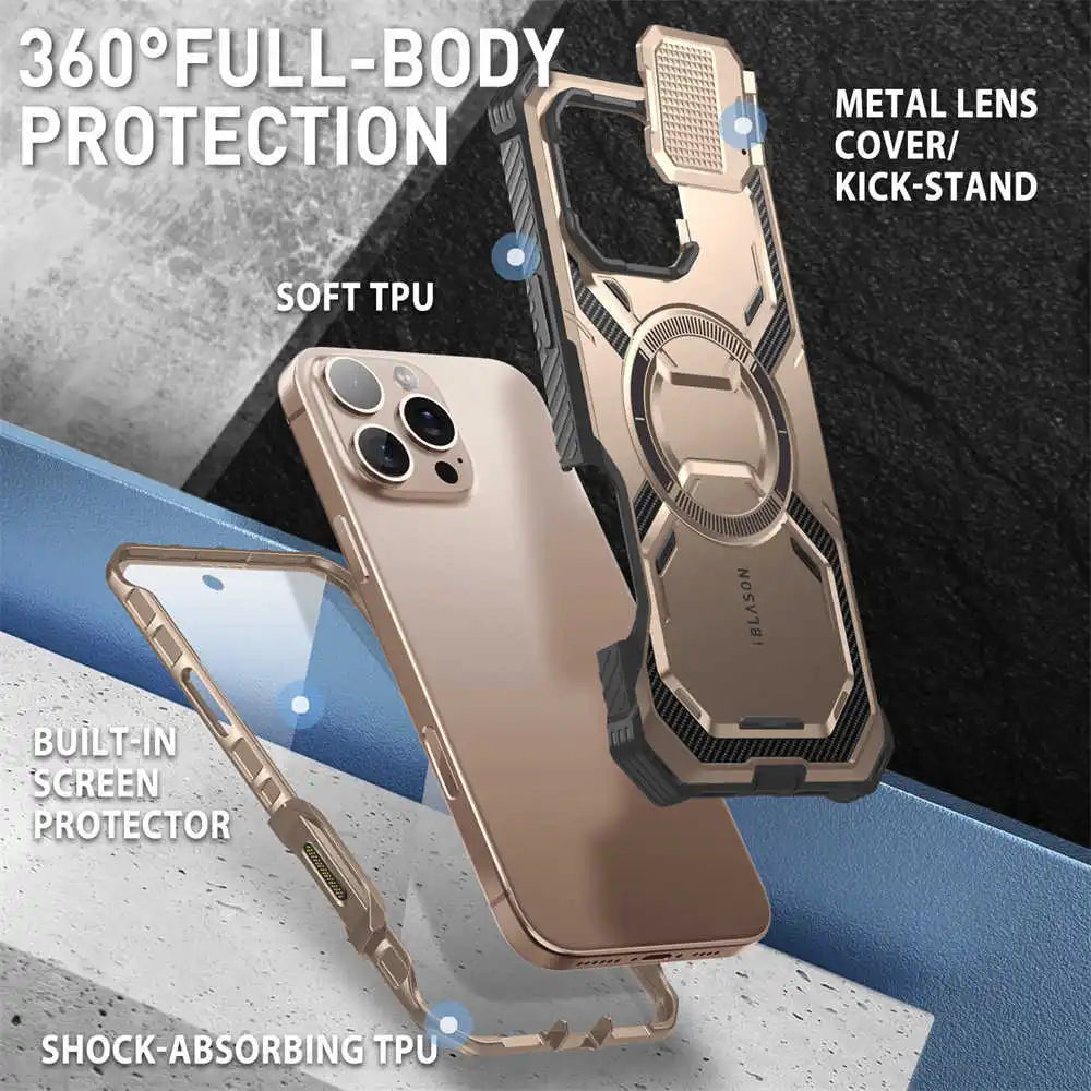 I-BLASON iPhone 16 Pro Max Armorbox Full-Body Rugged Holster Bumper