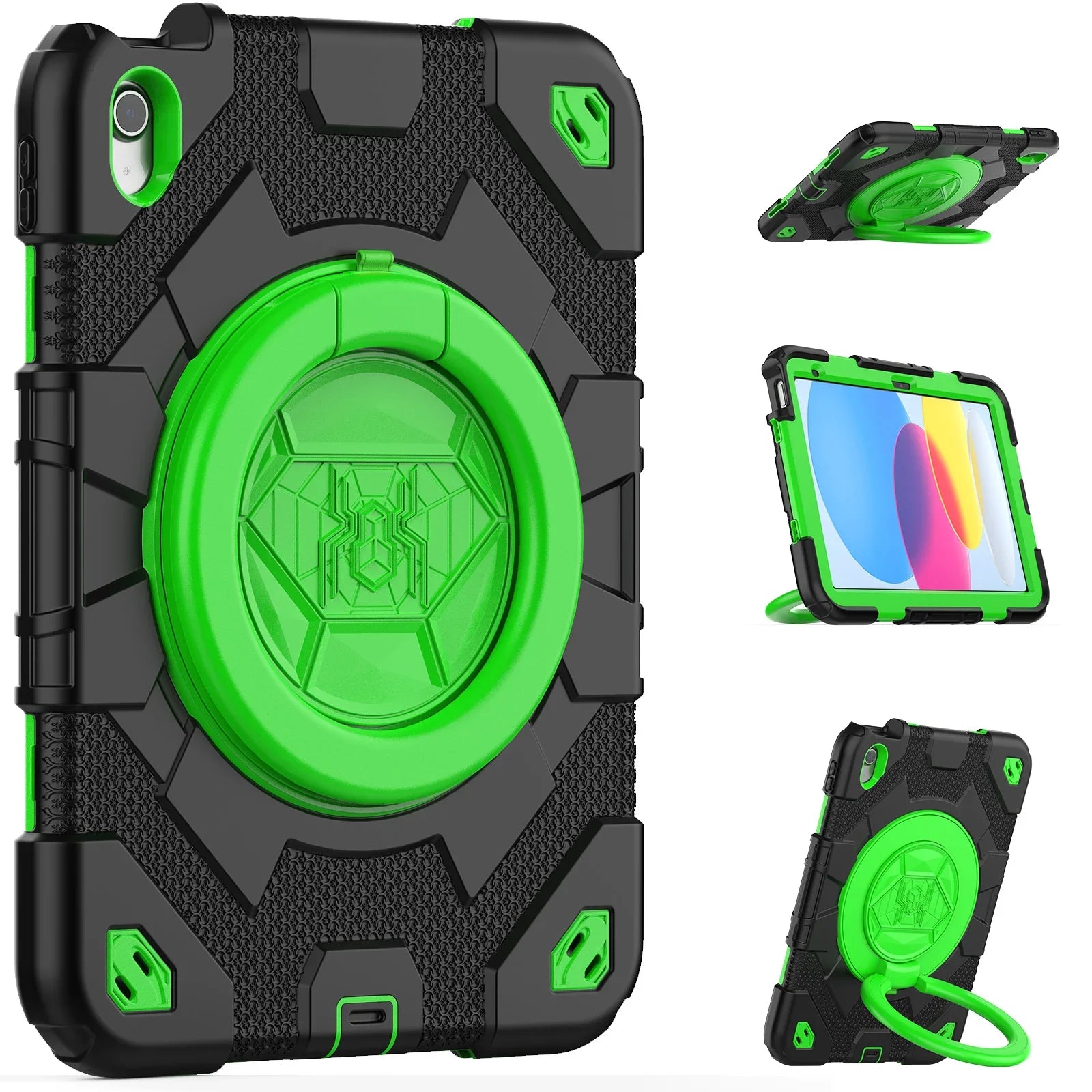 iPad 10 Shockproof Rotating Kids Stand Case