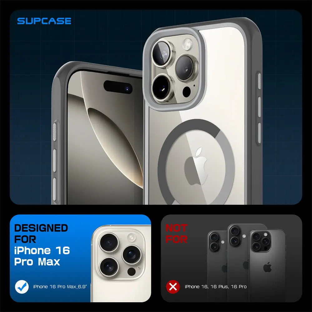 iPhone 16 Pro Max SUPCASE UB Mag Series Slim Shockproof MagSafe Case