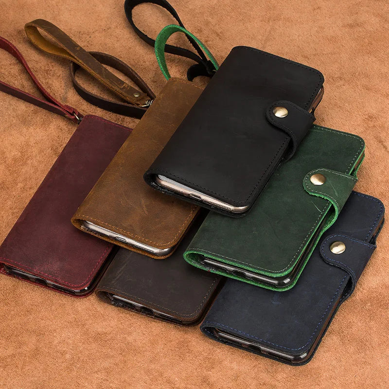 Google Pixel 9 Genuine Leather Card Slots Case