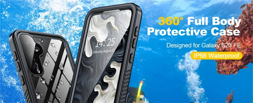 Galaxy S25 Ultra IP68 Waterproof Underwater Swimming Case