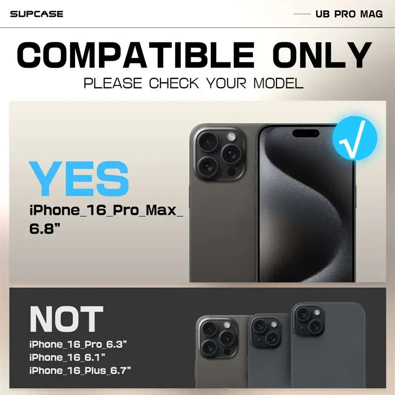 iPhone 16 Pro Max SUPCASE UB Pro Mag Full Body Case