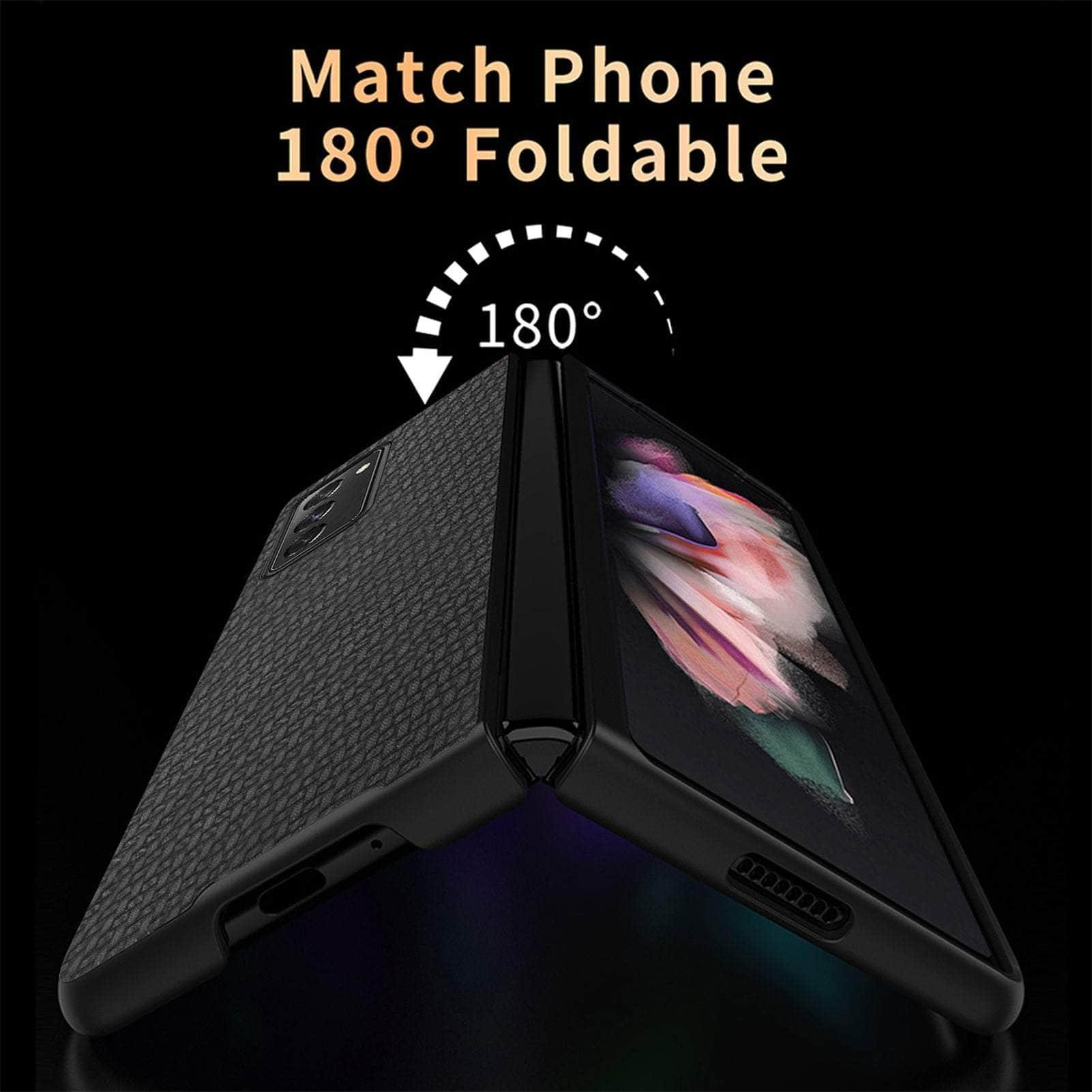 Anti-Slip Carbon Galaxy Z Fold 3 Cover