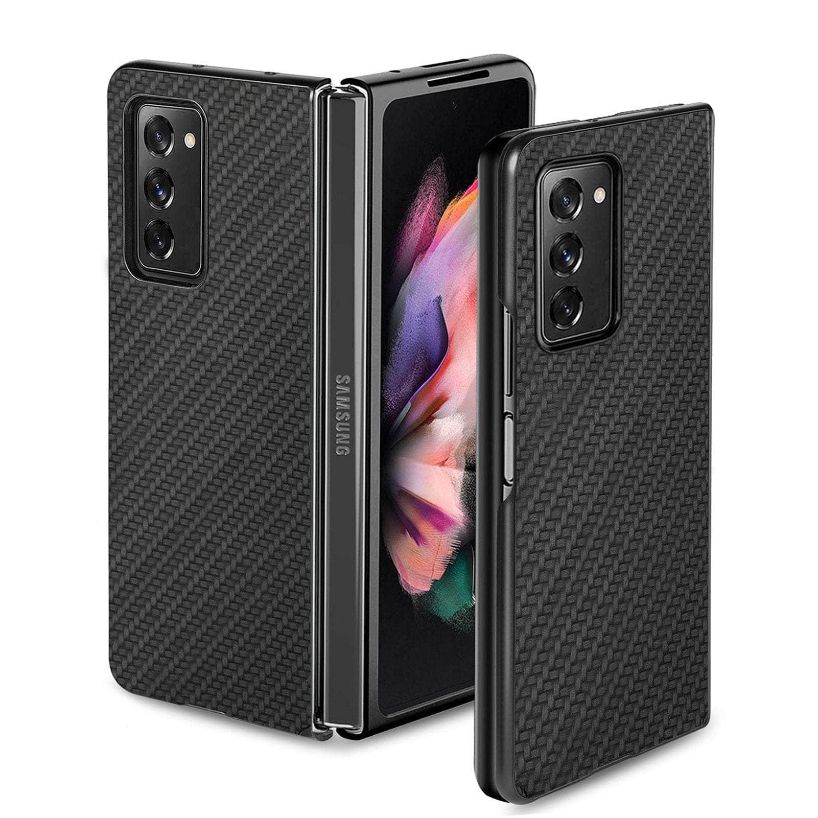 Anti-Slip Carbon Galaxy Z Fold 5 Cover