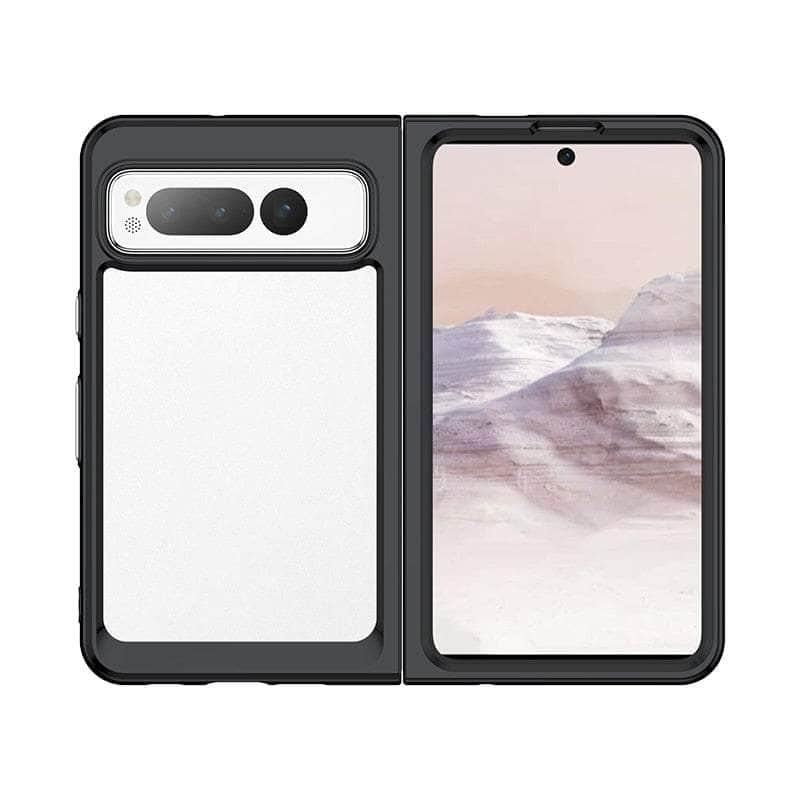 Casebuddy Colorful Clear Rugged Google Pixel Fold Case