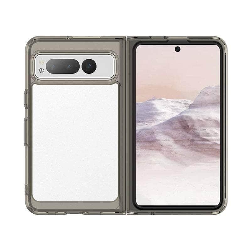 Casebuddy Colorful Clear Rugged Google Pixel Fold Case