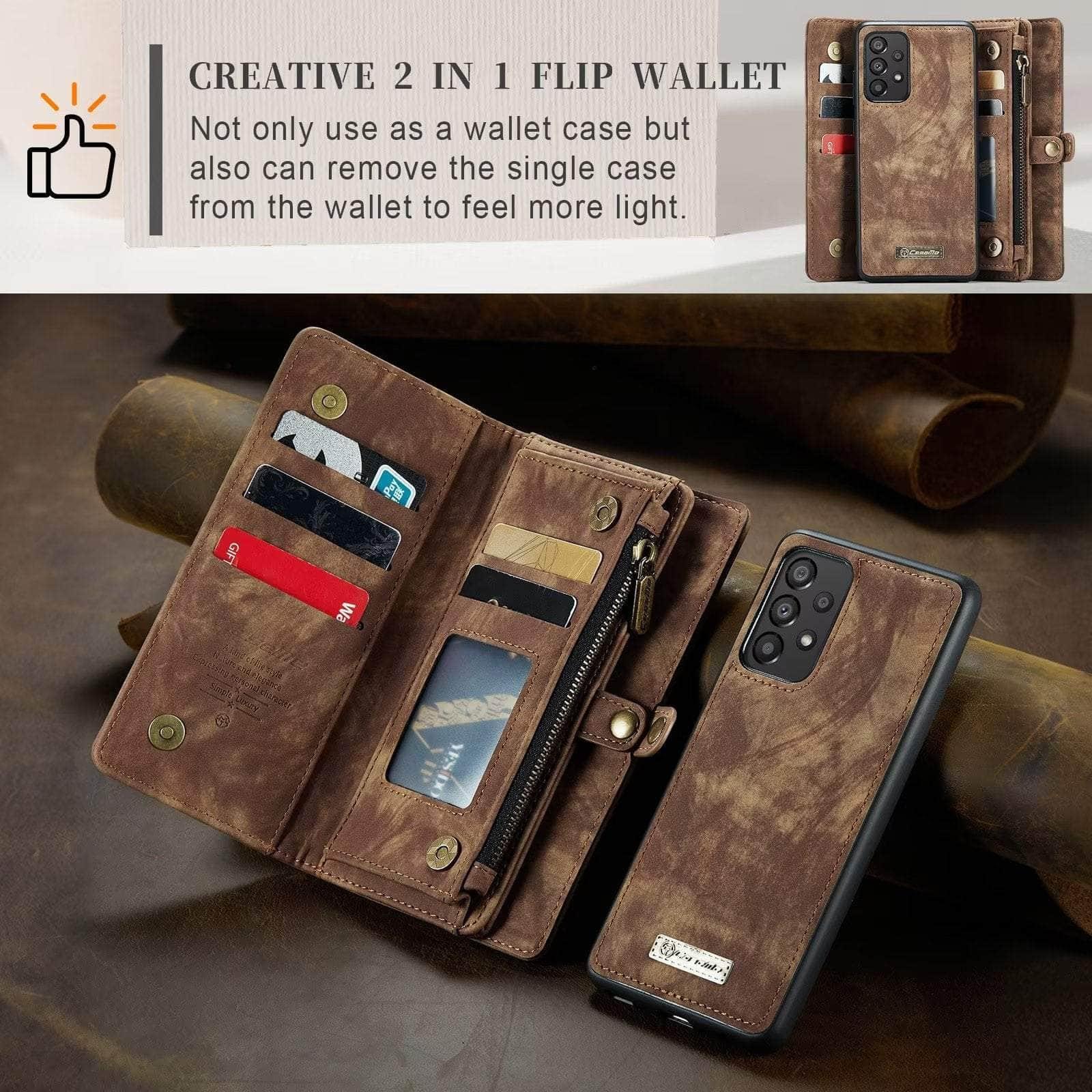 Casebuddy Detachable Galaxy A14 Wallet Case