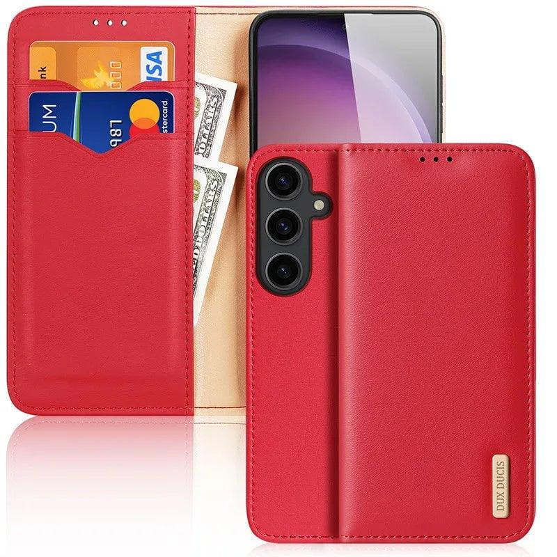 Casebuddy DuxDucis Galaxy S24 Plus Real Leather Wallet