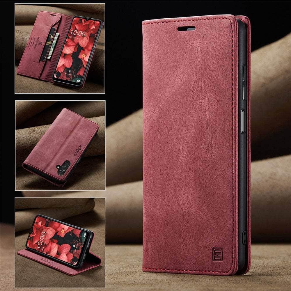 Casebuddy Galaxy A14 5G Flip Vegan Leather Cover