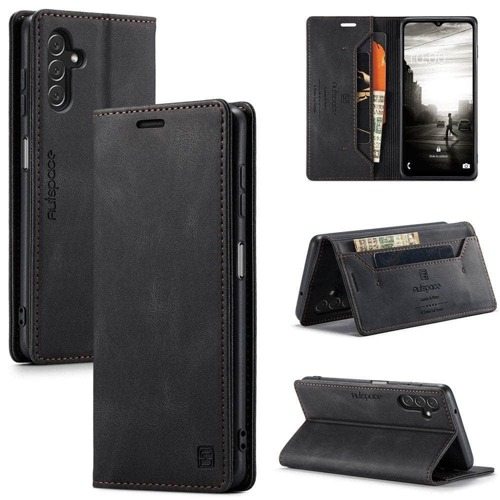 Casebuddy Galaxy A14 5G Flip Vegan Leather Cover