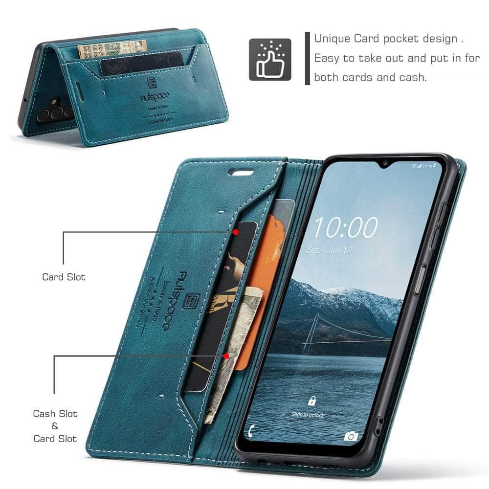 Casebuddy Galaxy A14 5G Flip Vegan Leather Cover