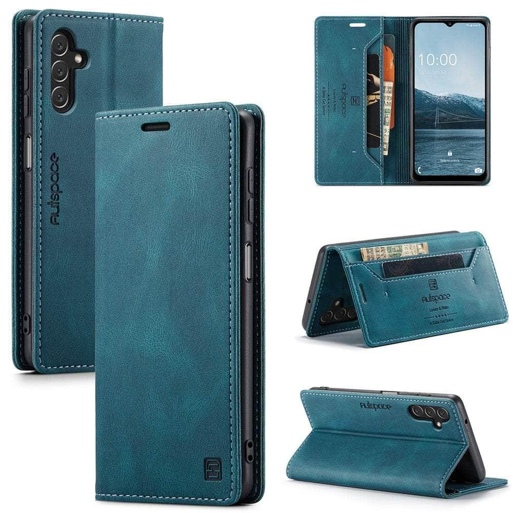 Casebuddy Galaxy A14 5G Flip Vegan Leather Cover