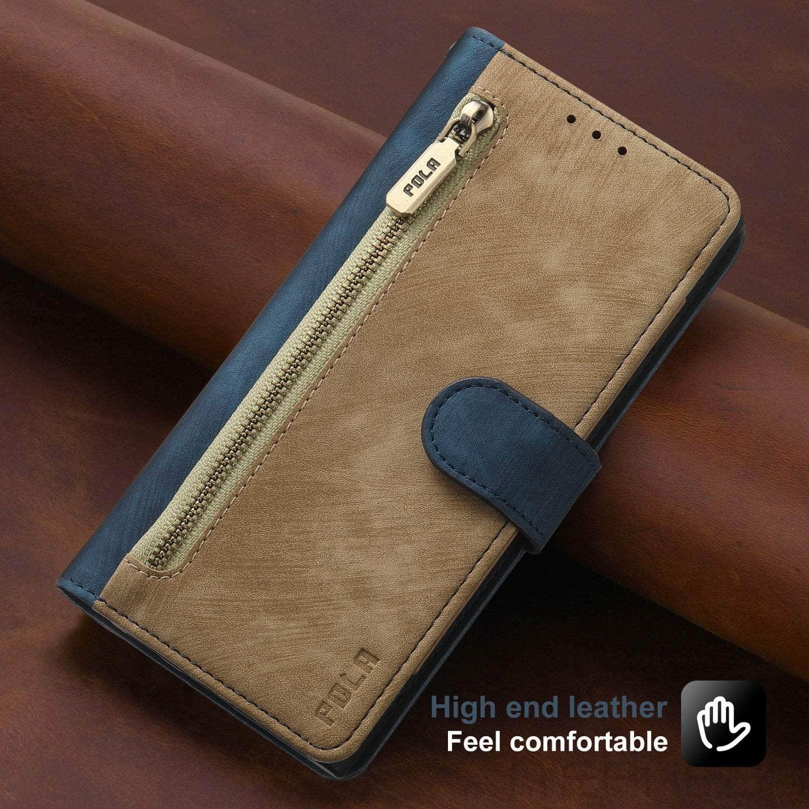 Casebuddy Galaxy A14 Anti-Theft Brush Leather Case