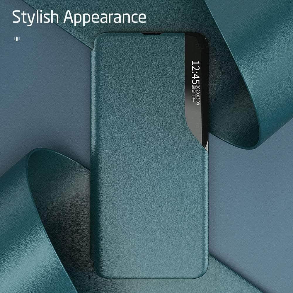 Casebuddy Galaxy A14 Smart Side View Leather Flip Cover