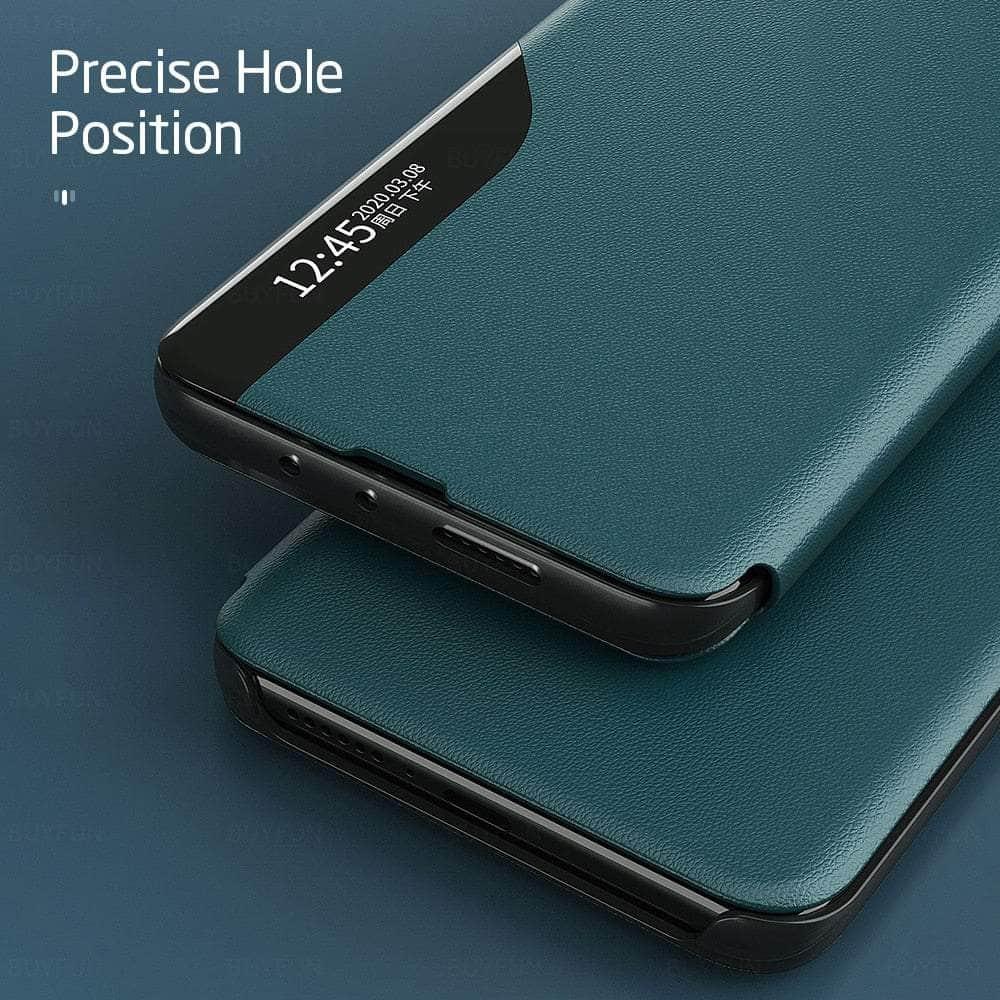 Casebuddy Galaxy A14 Smart Side View Leather Flip Cover