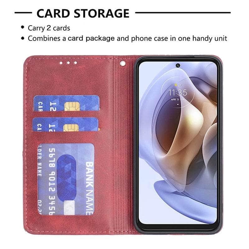 Casebuddy Galaxy A34 Magnetic Wallet Leather Flip Cover