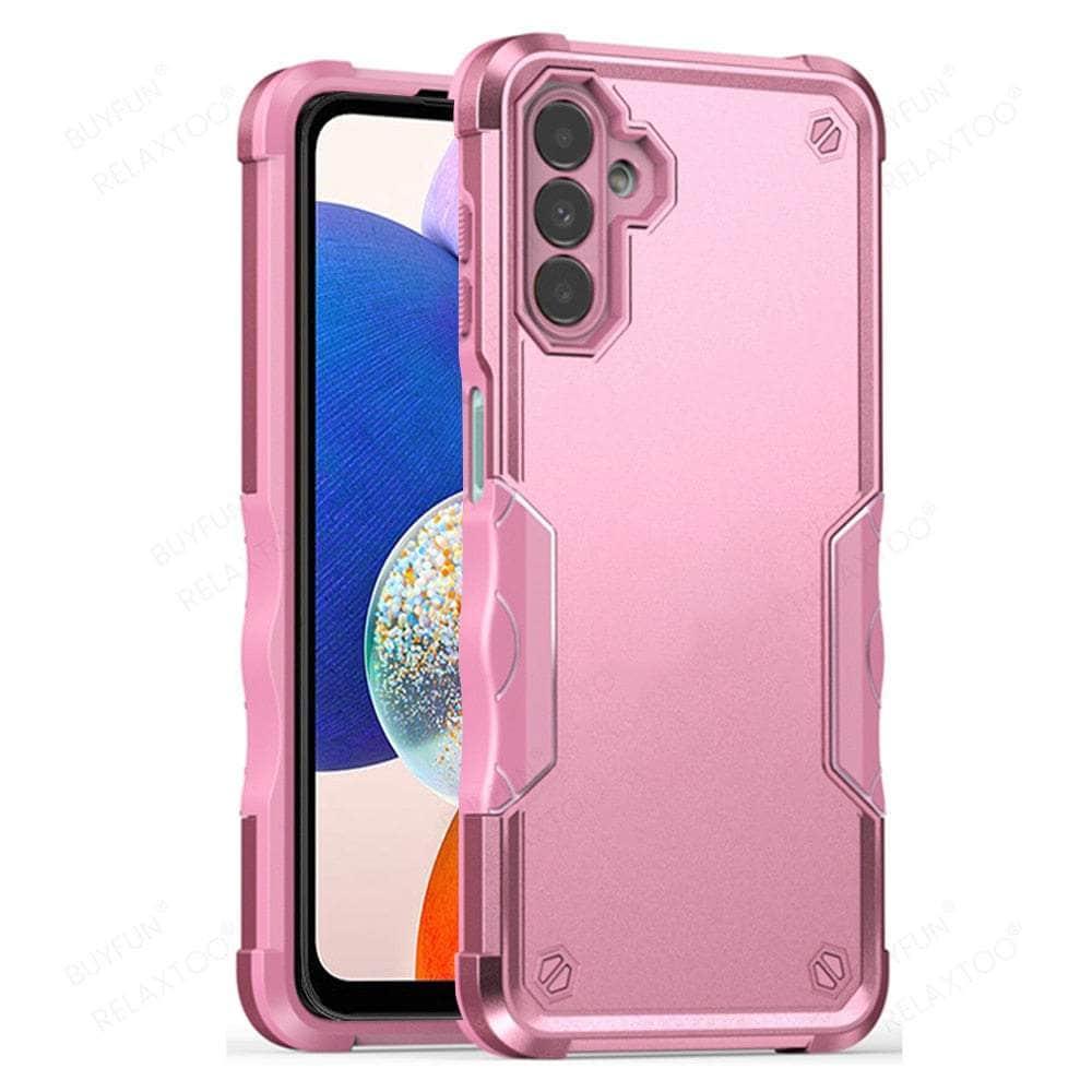 Casebuddy Pink 5 / For Samsung A34 5G Galaxy A34 Military Grade Armor Hard Case