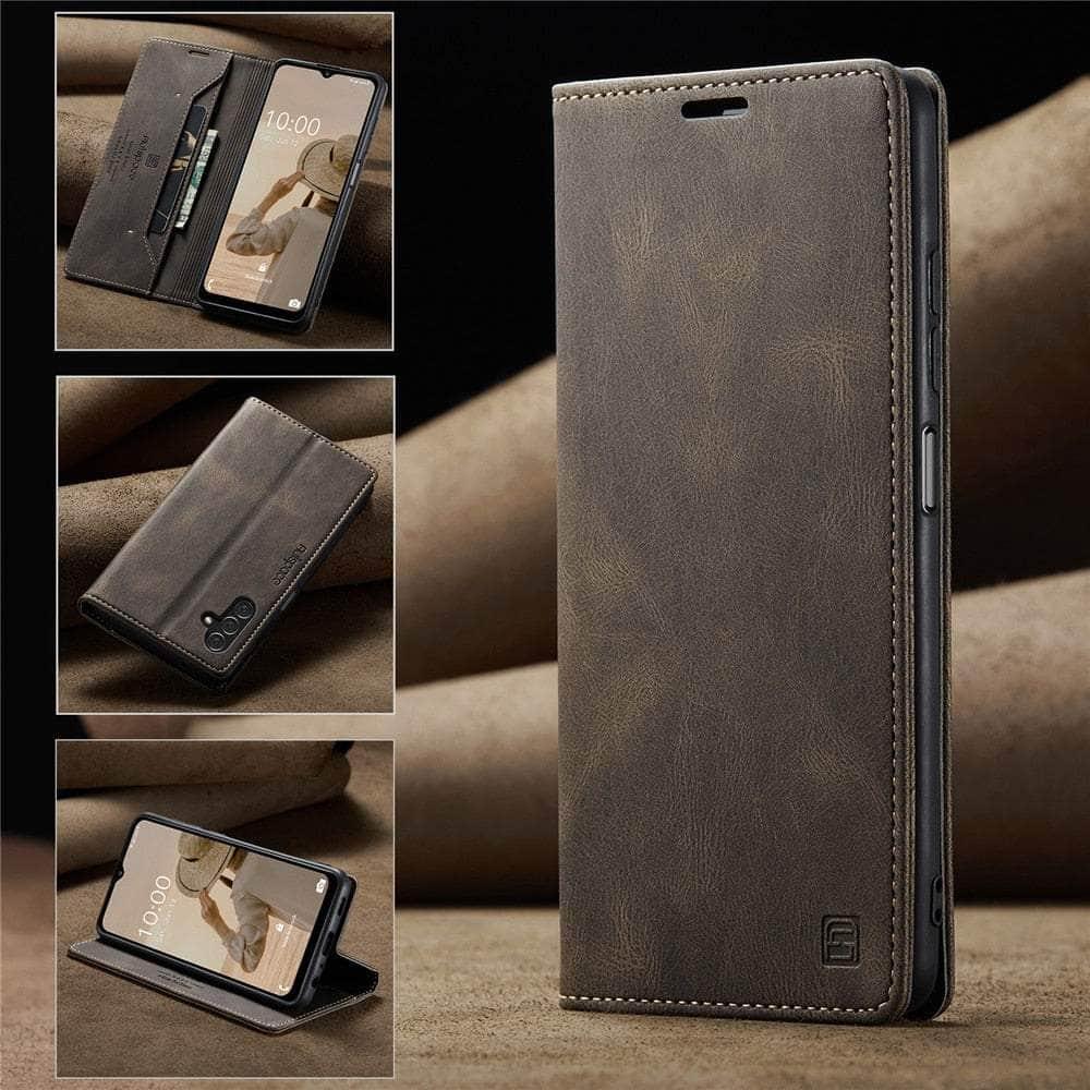 Casebuddy Galaxy A4 54G Flip Vegan Leather Cover