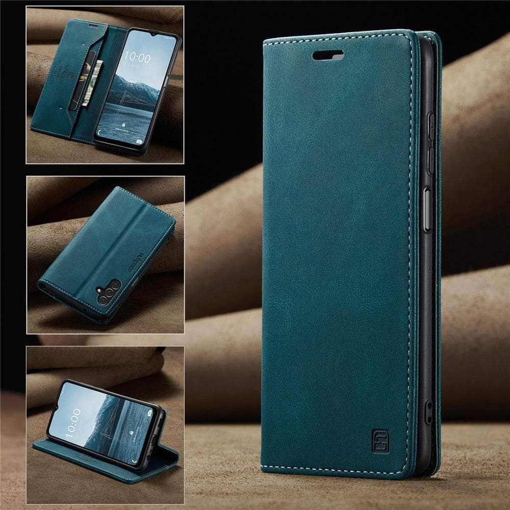 Casebuddy Galaxy A4 54G Flip Vegan Leather Cover