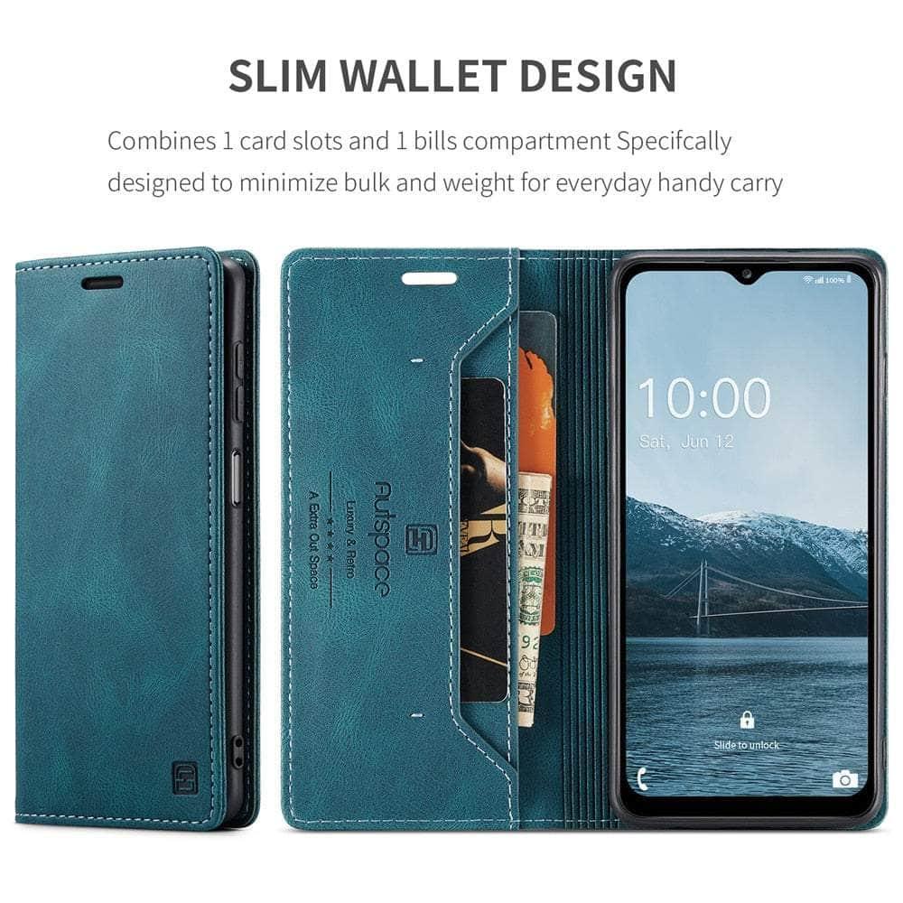 Casebuddy Galaxy A4 54G Flip Vegan Leather Cover