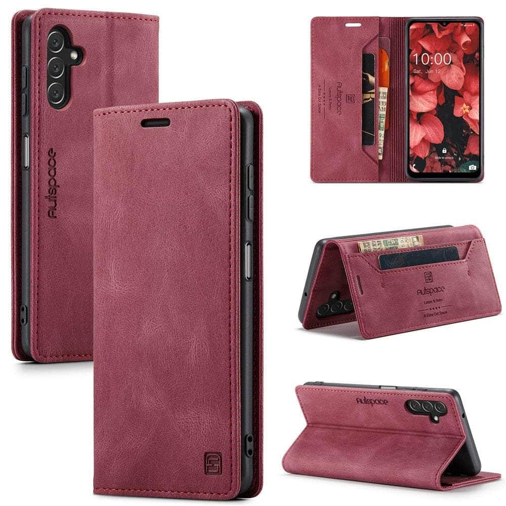 Casebuddy Galaxy A4 54G Flip Vegan Leather Cover