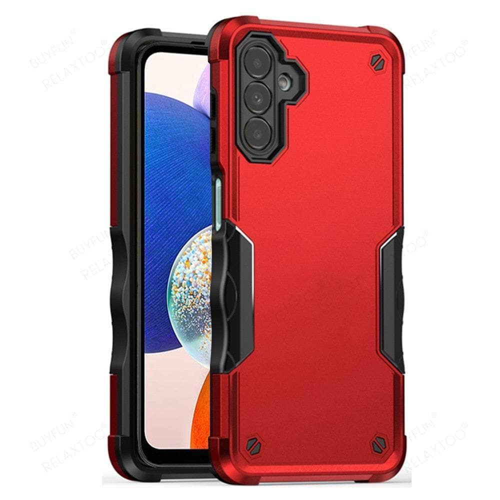 Casebuddy Red 2 / For Samsung A54 5G Galaxy A54 Military Grade Armor Hard Case