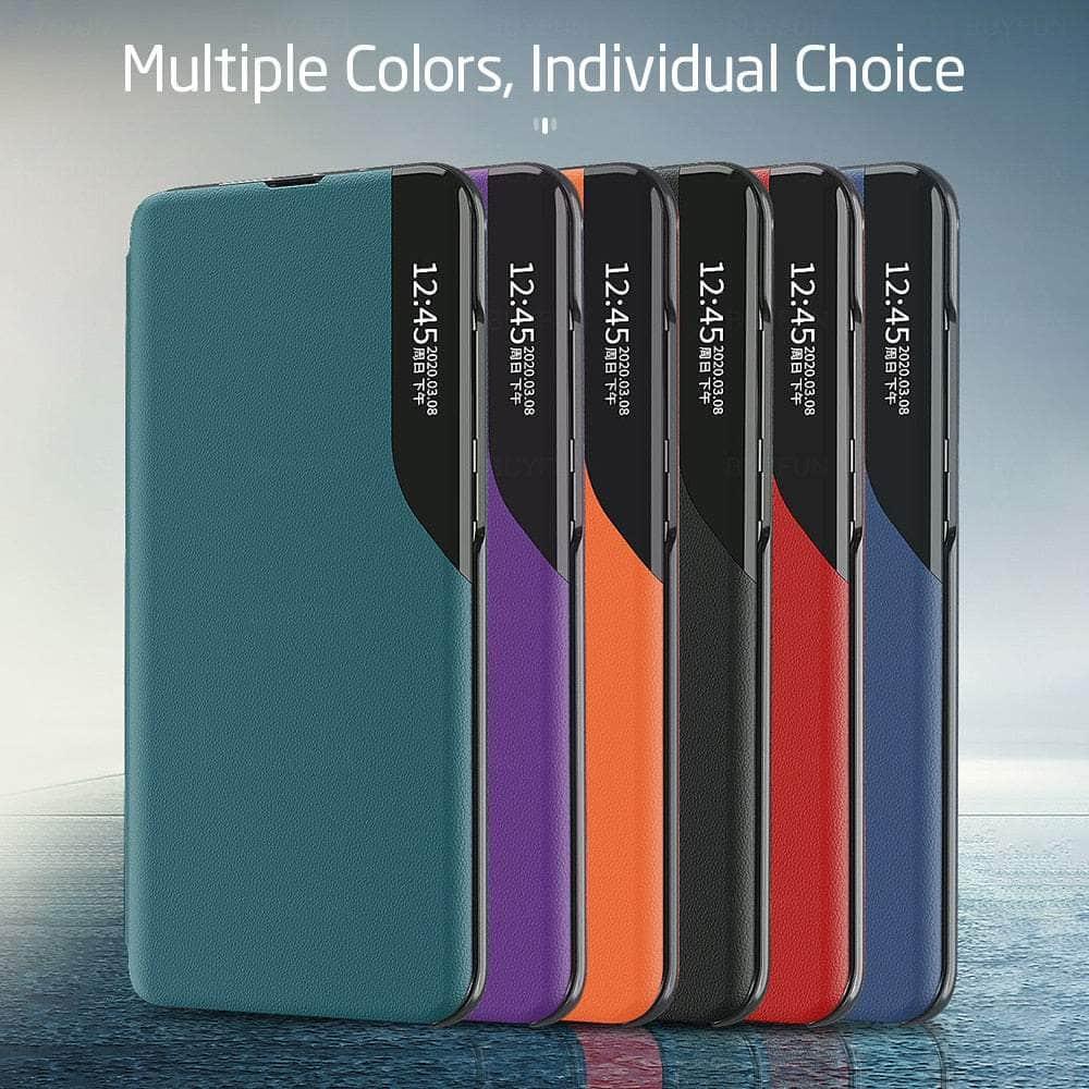 Casebuddy Galaxy A54 Smart Side View Leather Flip Cover