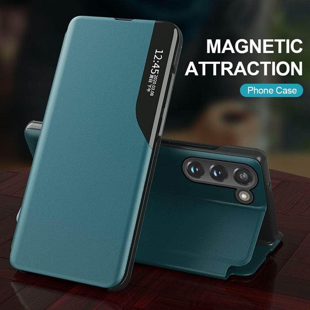 Casebuddy Galaxy A54 Smart Side View Leather Flip Cover