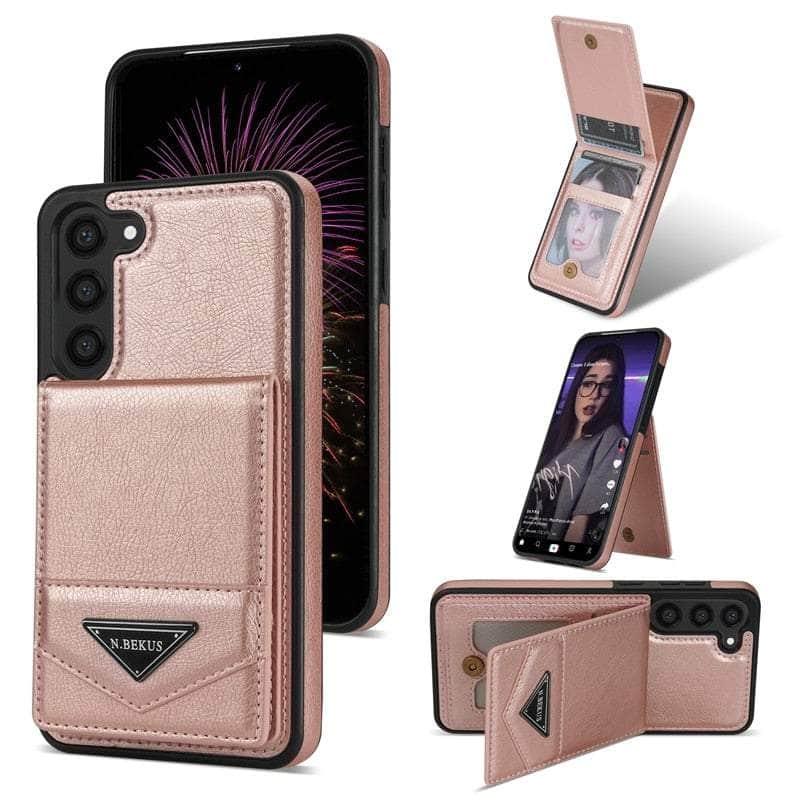 Casebuddy Galaxy S23 FE Wallet Leather Anti-theft Case