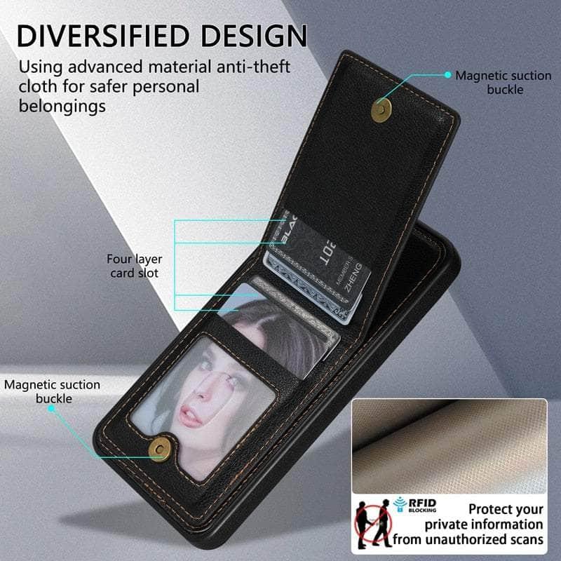 Casebuddy Galaxy S23 FE Wallet Leather Anti-theft Case