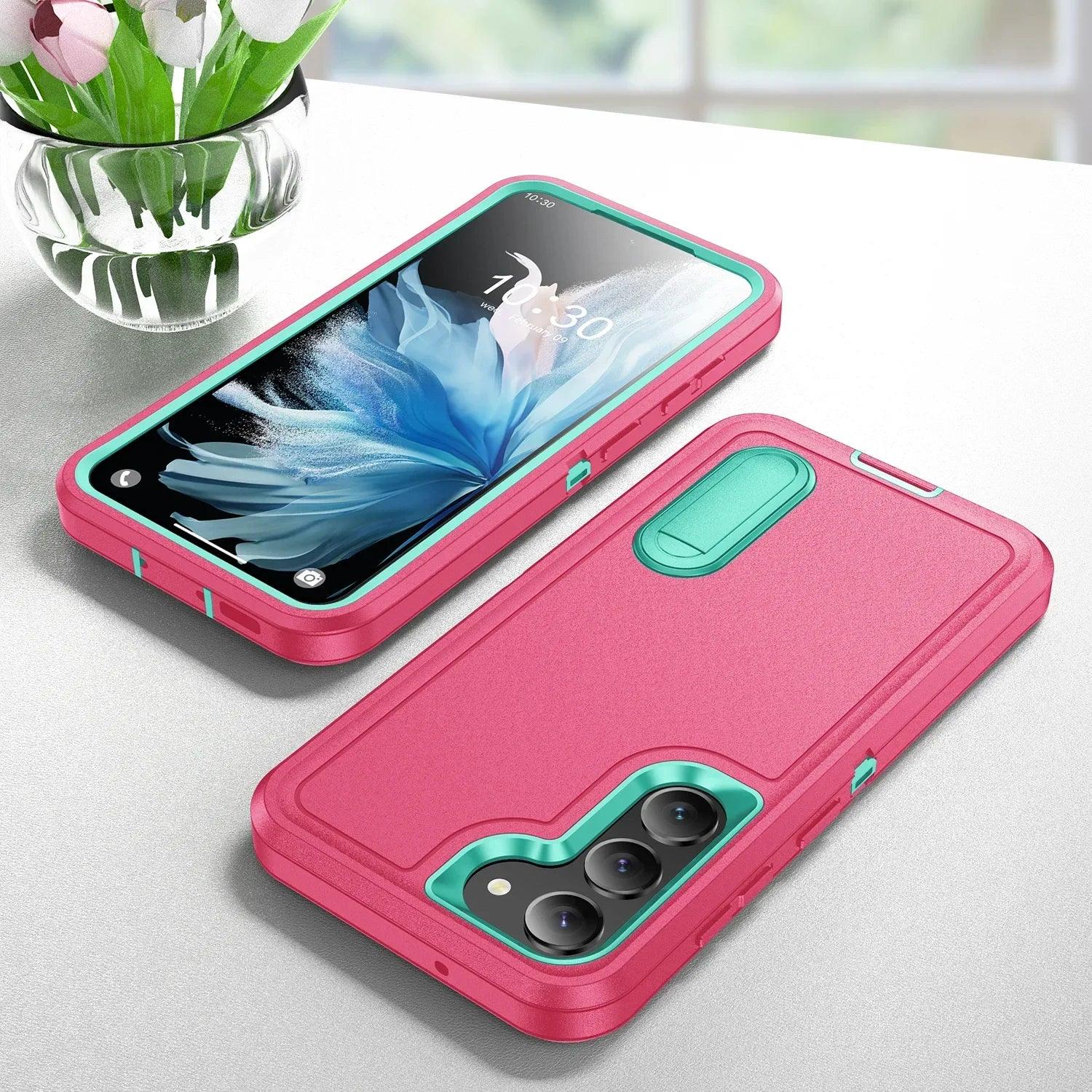 Galaxy S24 Plus Anti-Dust Kickstand Rugged Case