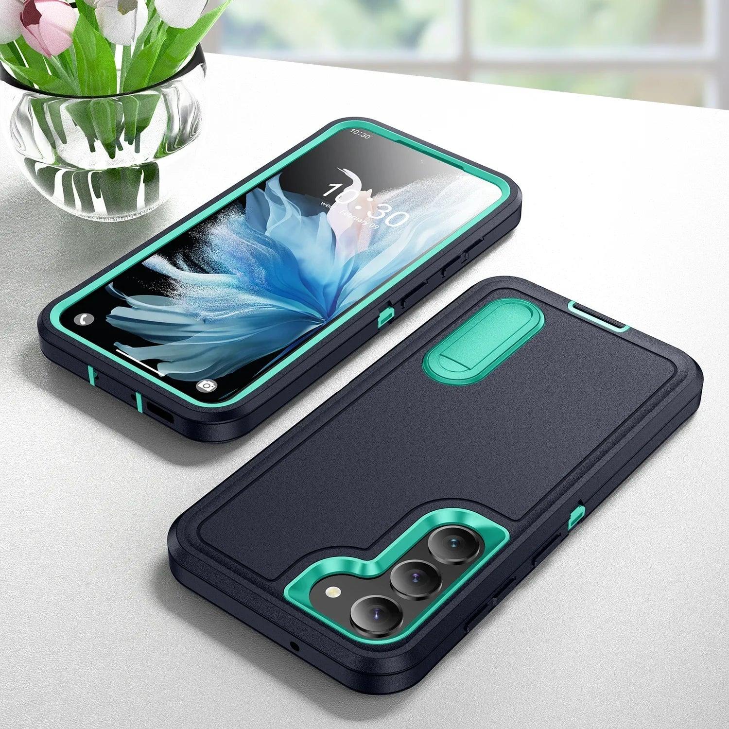 Galaxy S24 Plus Anti-Dust Kickstand Rugged Case