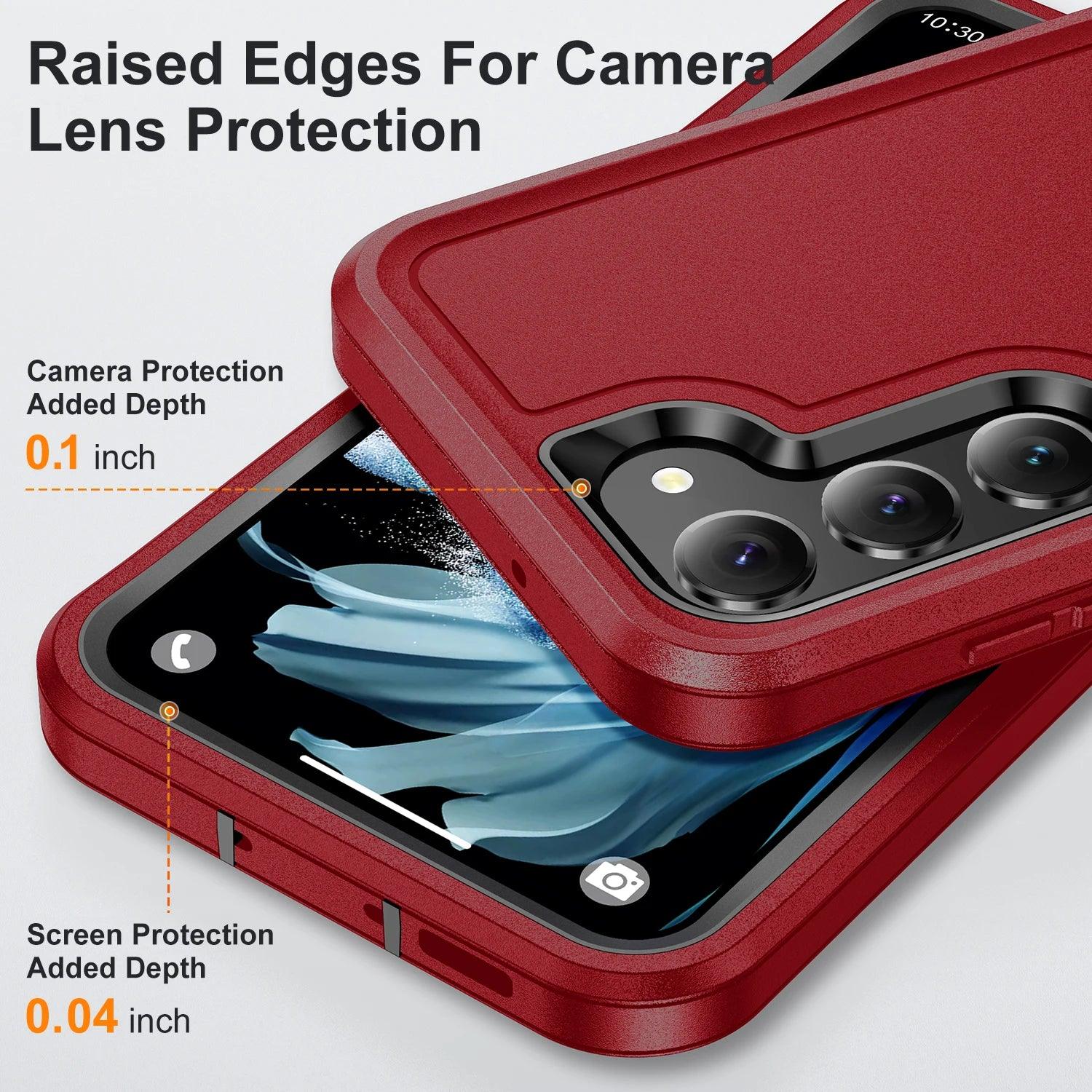 Galaxy S24 Plus Anti-Dust Kickstand Rugged Case