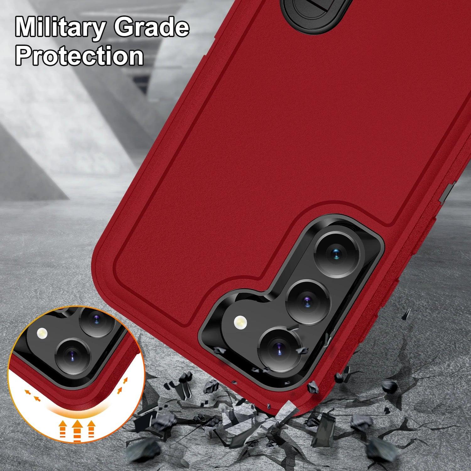 Galaxy S24 Plus Anti-Dust Kickstand Rugged Case