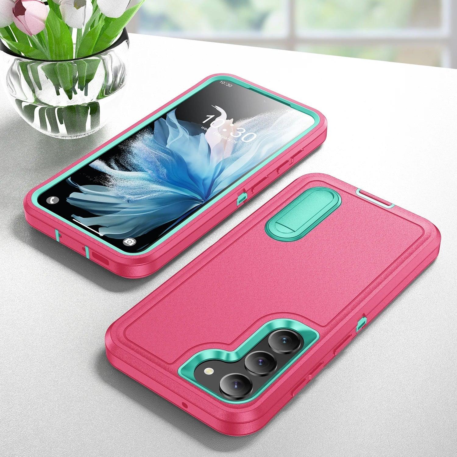 Galaxy S24 Plus Anti-Dust Kickstand Rugged Case