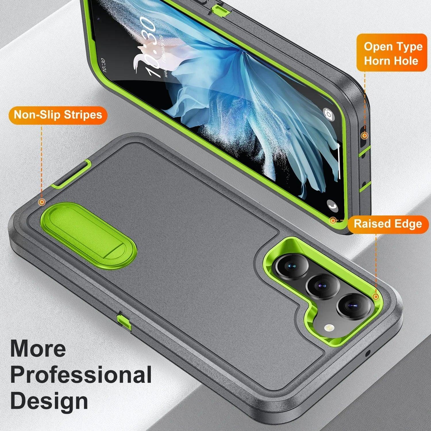 Galaxy S24 Plus Anti-Dust Kickstand Rugged Case