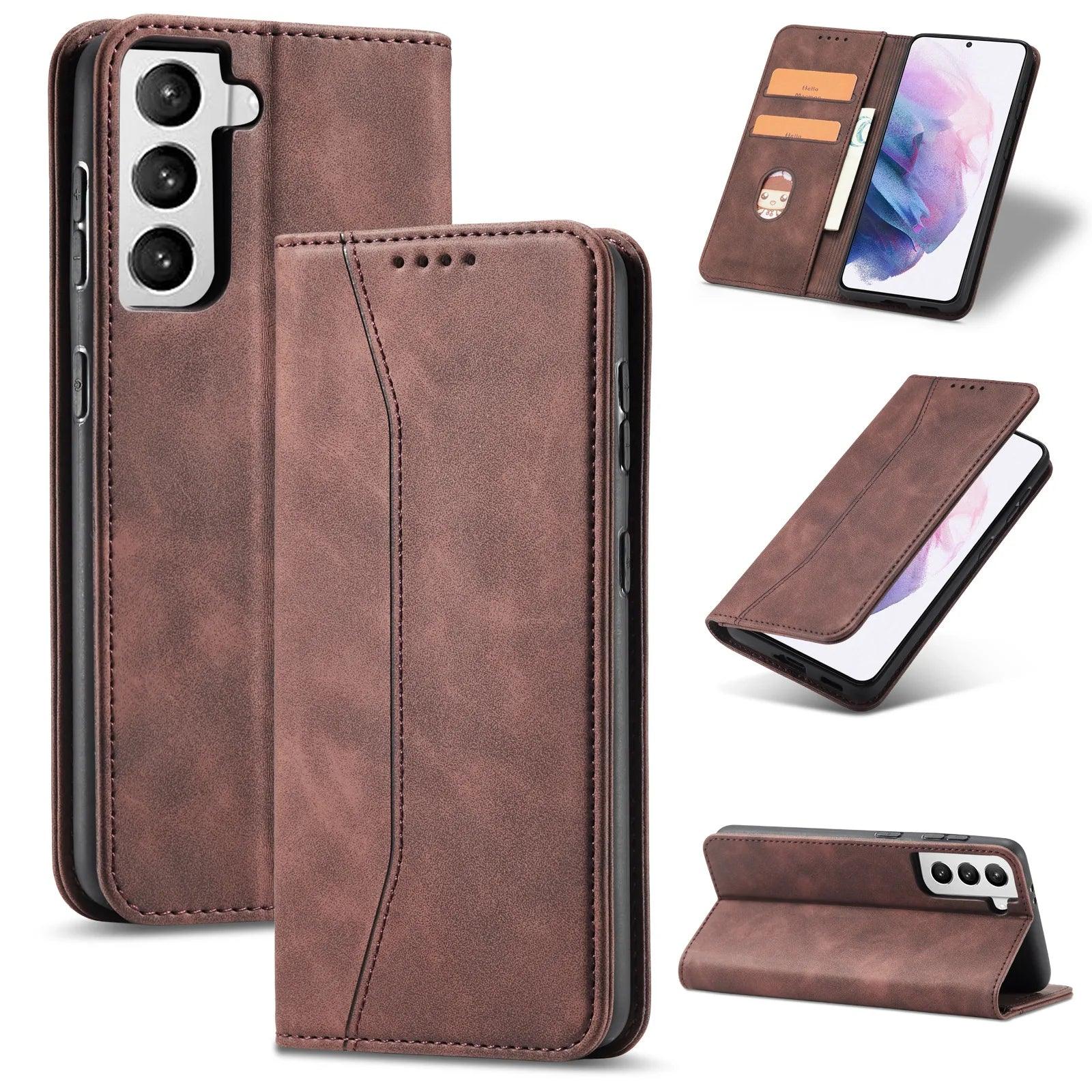 Casebuddy Galaxy S24 Plus Luxury Vegan Leather Case