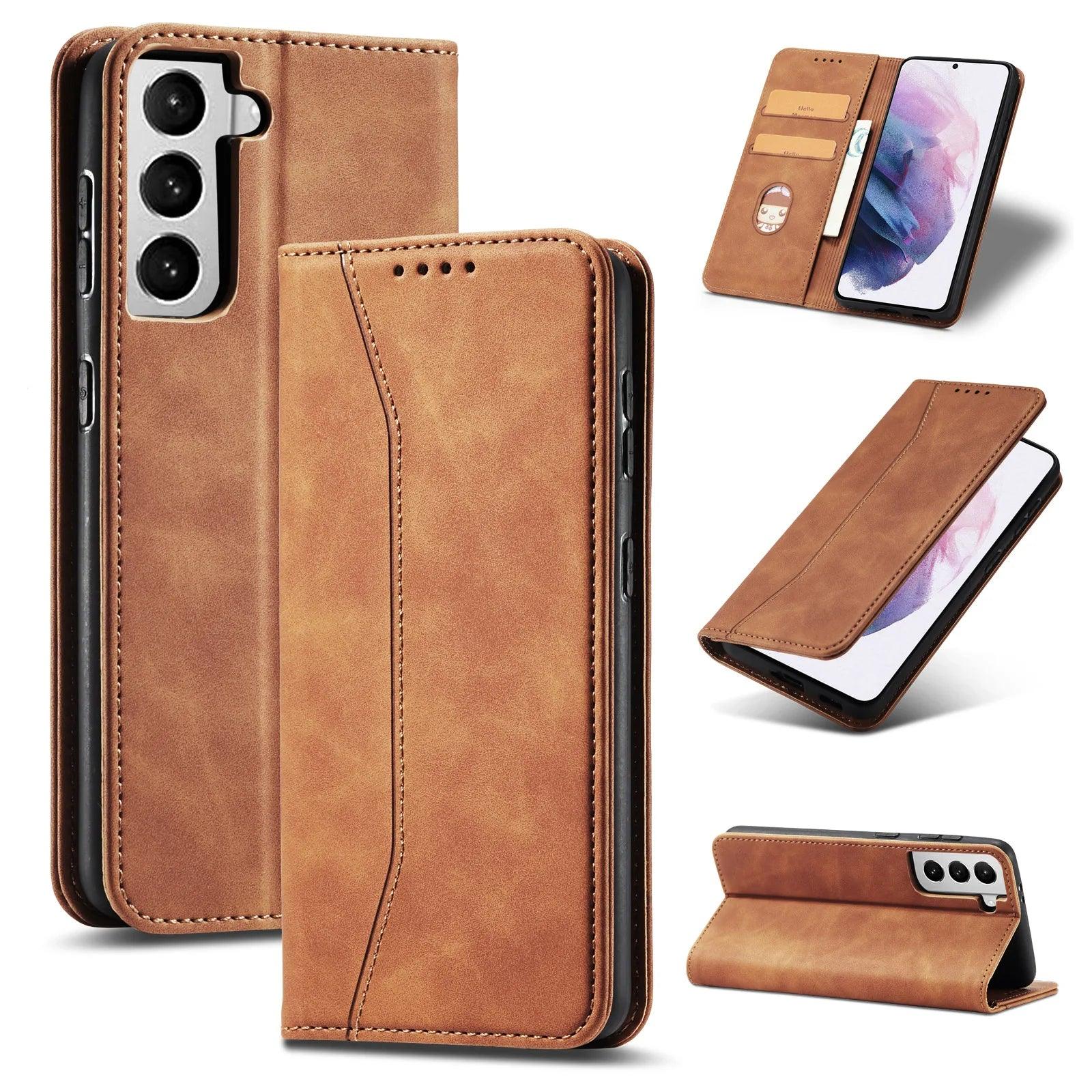 Casebuddy Galaxy S24 Plus Luxury Vegan Leather Case