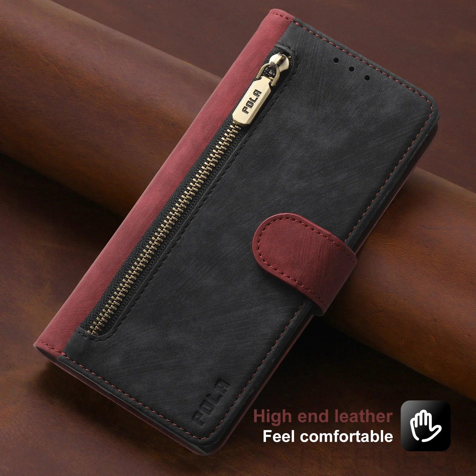 Casebuddy Galaxy S24 Ultra Anti-Theft Brush Leather Case