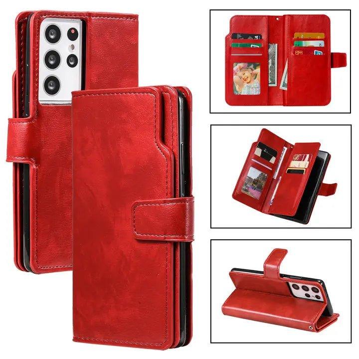 Casebuddy Galaxy S24 Ultra Flip Wallet Book Leather Case