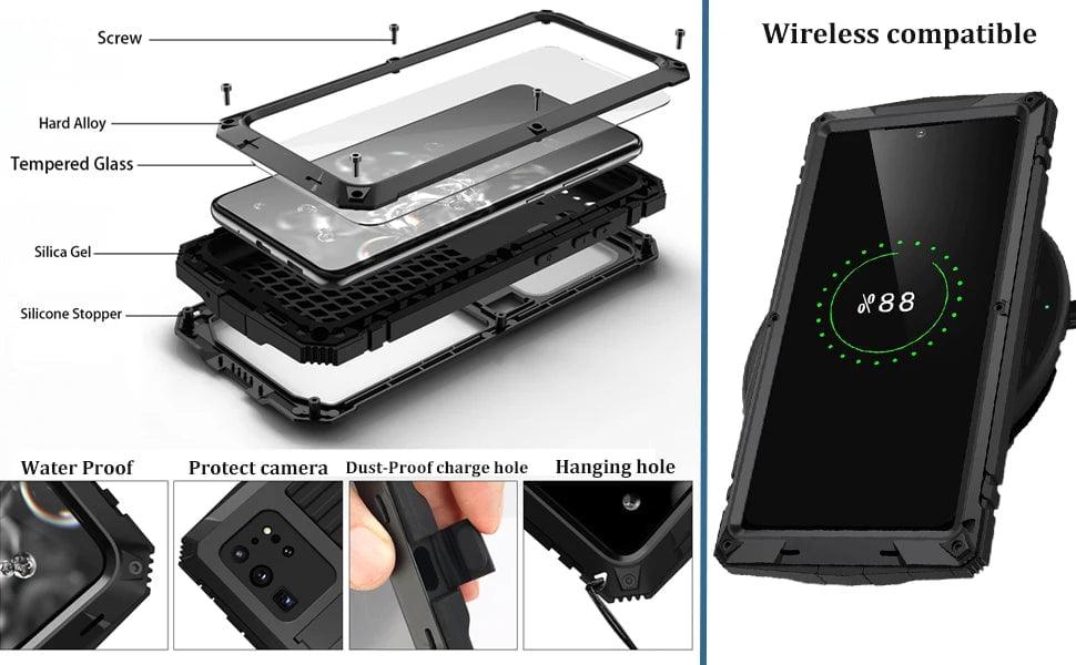 Casebuddy Galaxy S24 Ultra Rugged Military Metal Case