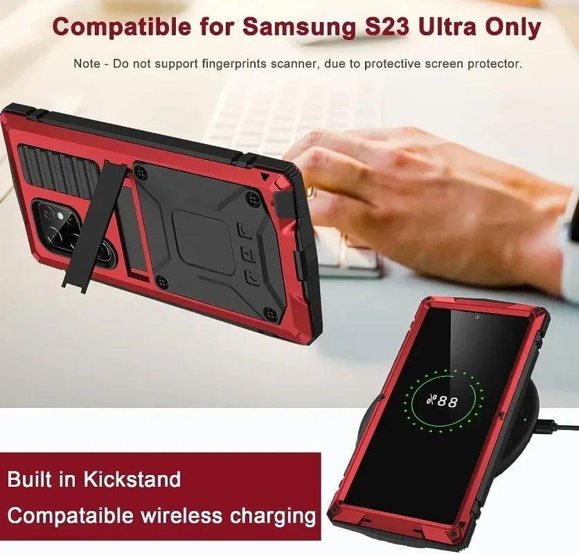 Casebuddy Galaxy S24 Ultra Rugged Military Metal Case