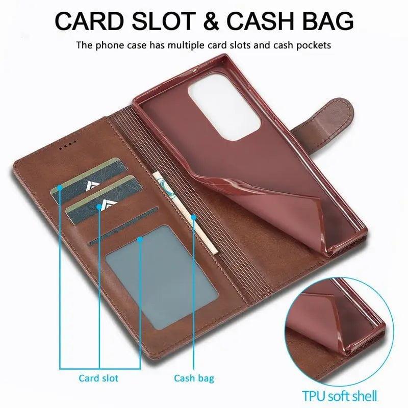 Casebuddy Galaxy S24 Ultra Wallet Vegan Leather Cover