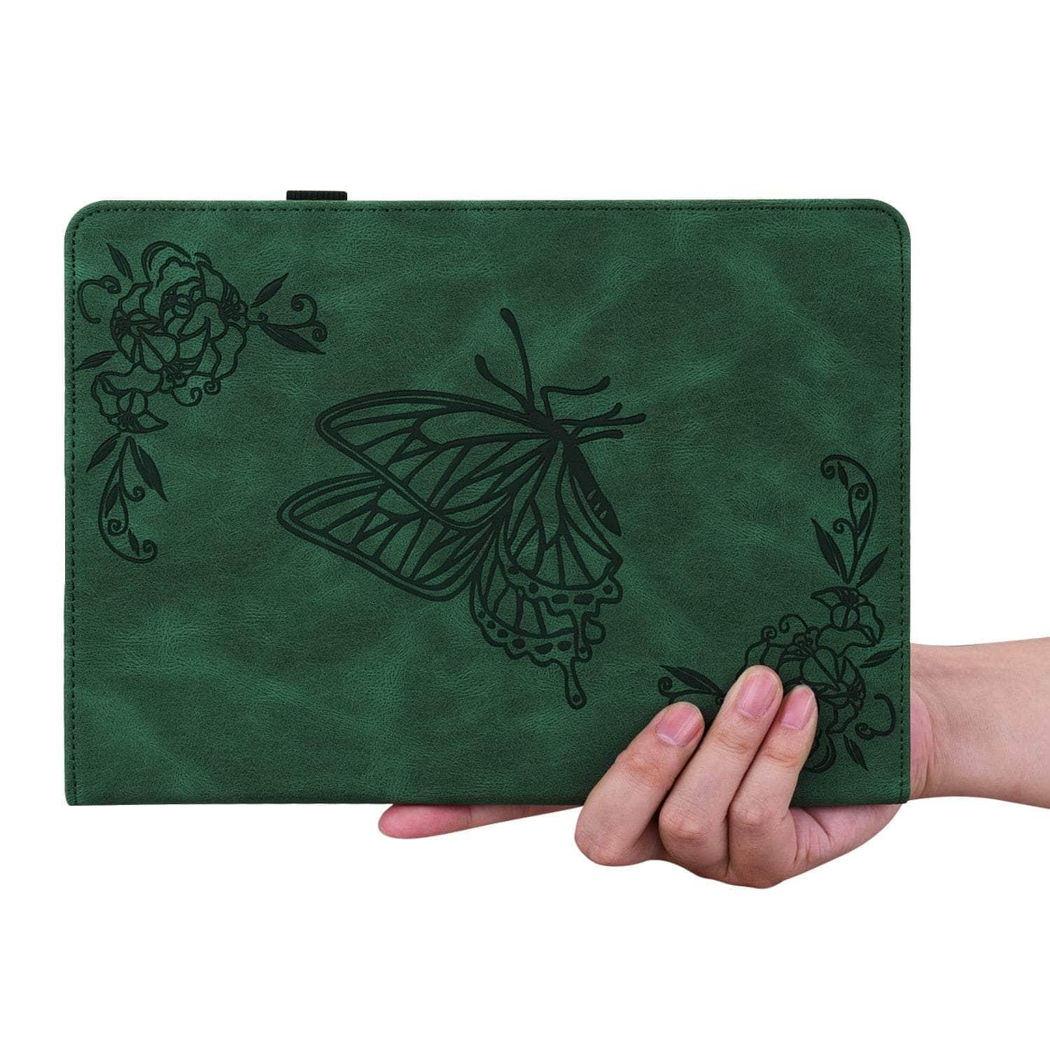 Casebuddy Galaxy Tab S9 2023 Vegan Leather Butterfly Cover